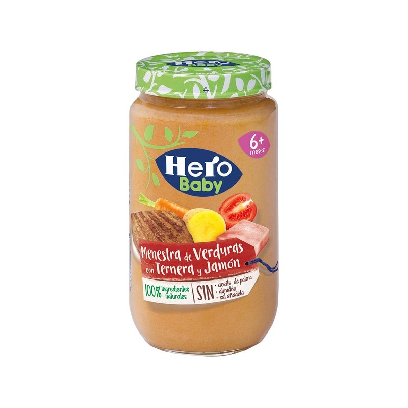 Comprar Hero Baby Potito Menestra De Verduras Con Ternera Y Jam N G