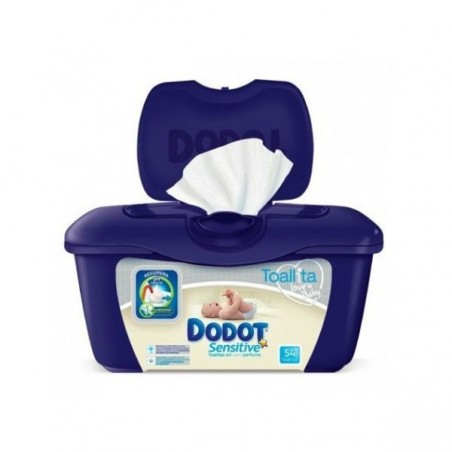 Dodot Sensitive toallitas infantiles sin perfume Pack 2 envases 54