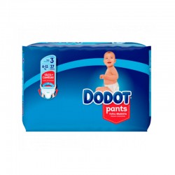 Dodot Pañales de noche talla 7 (calzoncillos absorventes), para niños de 17  a 29 kilogramos y de 4 a 7 años dodot Happyjama 17 uds