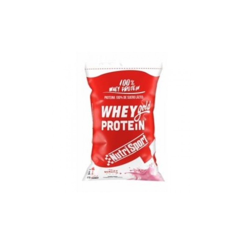 whey gold protein fresa bolsa 500gr.