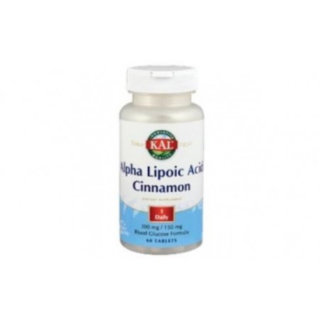 Comprar cinnamon y alpha lipoic acid. 60comp.