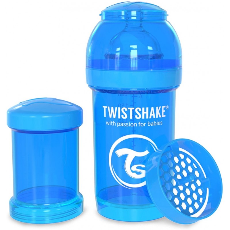 BIBERON ANTICOLICO TWISTSHAKE 260ML AZUL