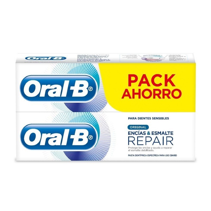 Comprar Oral B Pack Ahorro Pasta Dental Encias Esmalte Pro Repair 2 X 100 Ml A Precio Online