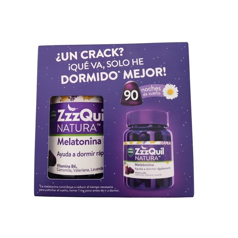 Comprar zzzquil natura pack 60 + 30 gominolas a precio online