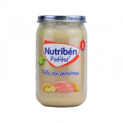 Comprar nutriben potitos suprema de merluza con guisantes y zanahorias 235  g a precio online