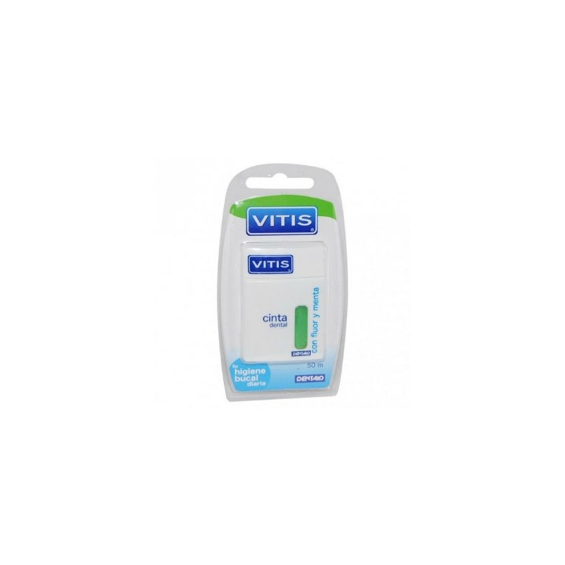 vitis cinta dental con flúor y menta 50 m 1 ud