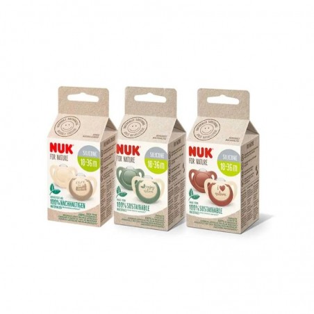 Comprar nuk chupete nature silicona 18-36m 2 und