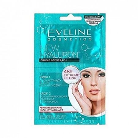 Comprar Eveline Exfoliante + Mascarilla Ácido Hialurónico 2x5ml