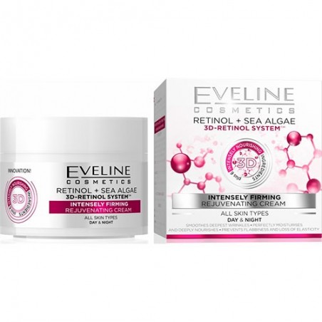 Comprar Eveline Crema de Día y Noche con Retinol 3D 50 ml