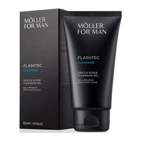 Comprar Möller for Man Flashtec 10 Segundos Gel Limpiador Exfoliante Suave 125 ml