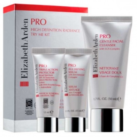 Comprar Elizabeth Arden Pro Kit Hydrating Limpiador Anti edad+ Protector Triple Acción 50 SPF+ Crema Hidratante Anti edad