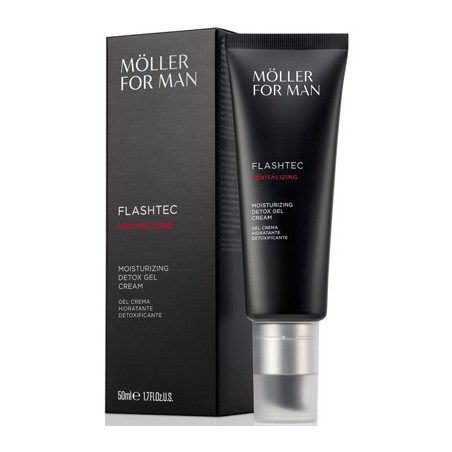 Comprar Möller for Man Flashtec Revitalizing Gel Crema Hidratante Desintoxicante 50 ml