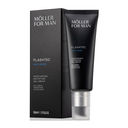 Comprar Möller for Man Flashtec Anti-Shine Gel Crema Hidratante Matificante 50 ml