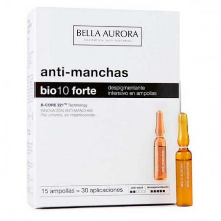 Comprar Bella Aurora Anti-Manchas bio10 Forte Despigmentante Intensivo de Ampollas 15unds