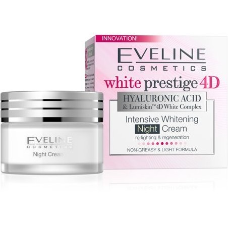 Comprar Eveline White Prestige 4D Hyaluronic Acid Intensive Whitening Night Cream 50ml