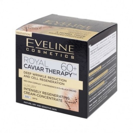 Comprar Eveline Royal Caviar Therapy 60+ Luxury Intensely Regenerating Cream-Concentrate.