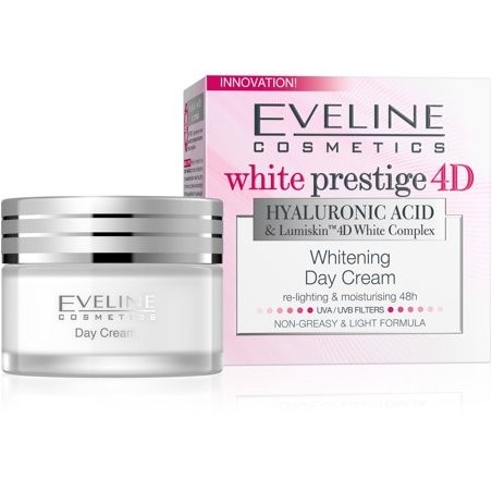 Comprar Eveline White Prestige 4D Hyaluronic Acid Intensive Whitening Day Cream 50ml