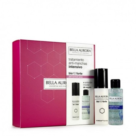 Comprar Estuche Bella Aurora Bio10 Forte tratamiento Anti-Manchas Intensivo Piel Seca+ Solución Micelar