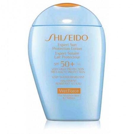 Comprar Shiseido Expert Sun Protection Lotion Wetforce Piel Sensible y Niños SPF50 100 ml