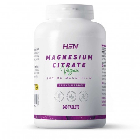 Comprar hsn citrato de magnesio vegano 200 mg 240 comprimidos