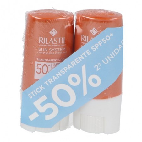 Comprar rilastil duplo sun system stick transparente spf50+  8,5 ml