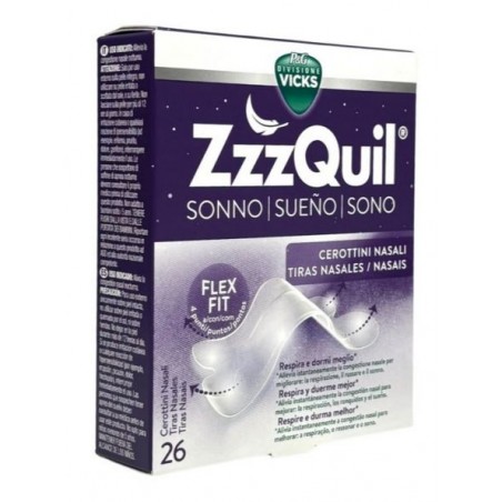 Comprar zzzquil sueño tiras nasales 26 unidades