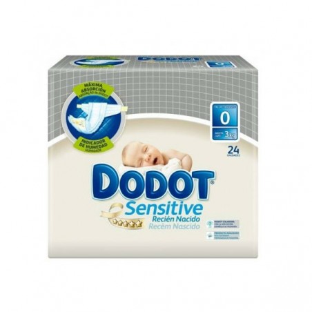 Comprar DODOT R. SENSÍVEL NASCIDOS T0 ( 1-3 KG) 24 PCS