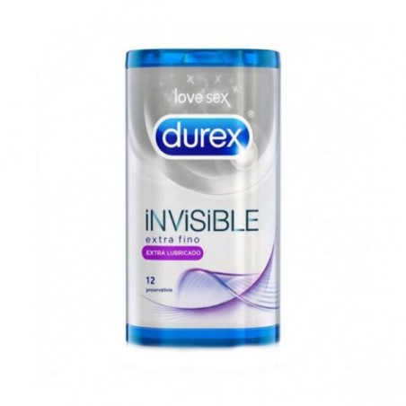 Comprar DUREX PRESERVATIVOS INVISÍVEIS EXTRA FINOS E LUBRIFICADOS 12 PCS