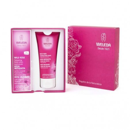 Comprar WELEDA PACOTE DE 200 ML DE LEITE CORPORAL ROSEHIP + CREME DE BANHO