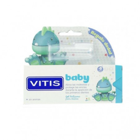 Comprar VITIS GEL DE BÁLSAMO PARA BEBÉS + ESCOVA DE DEDAL SEM CUSTOS