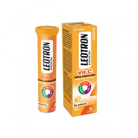 Comprar LEOTRON VITAMINA C 18 COMPRIMPASTILHAS EFERVESCENTES