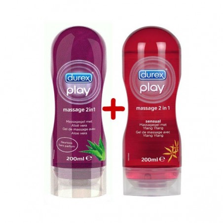 Comprar DUREX JOGAR MASSAGEM ALOE VERA + YLANG YLANG2 X 200 ML