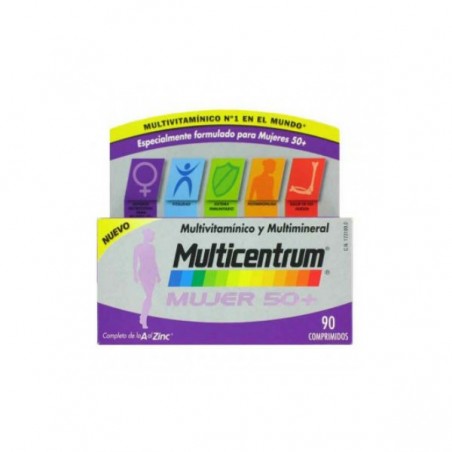 Comprar MULTICENTRUM MUJER 50+ 90 COMP