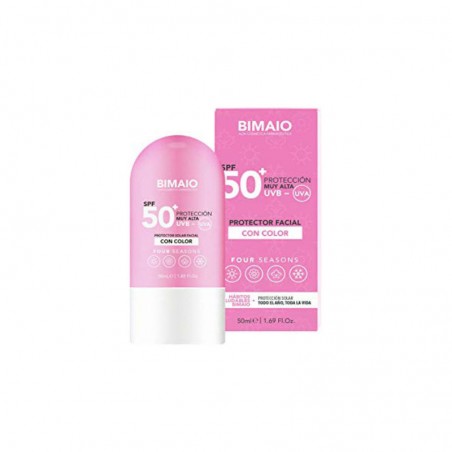 Comprar PROTECTOR SOLAR FACIAL BIMAIO COM SPF 50+ A CORES