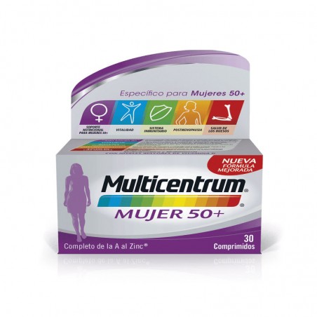 Comprar MULTICENTRUM MULHER 50+ 30 ABAS