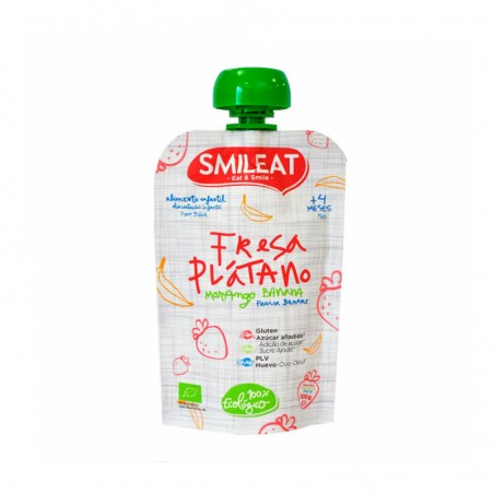 Comprar SMILEAT MORANGO E BANANA 100G +4 MESES