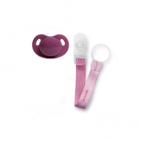 Comprar CHUPETA DENTÁRIA DE SILICONE +6 M BROCHE DE TAPE