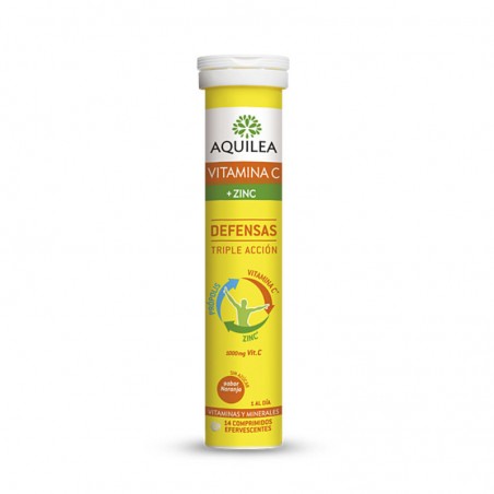 Comprar AQUILEA VITAMINA C + ZINC 14 COMPRIMIDOS EFERVESCENTES