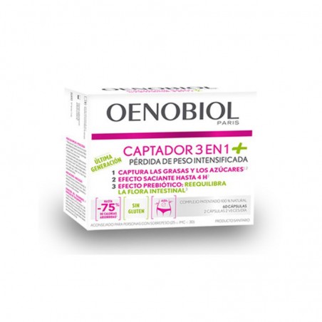 Comprar OENOBIOL CATCHER 3 EM 1 MAIS 60 CÁPSULAS