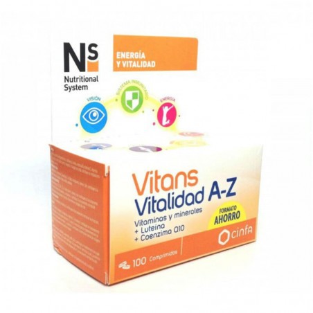 Comprar NS VITANS VITANS VITALIDADE A-Z 100 COMPRIMIDOS