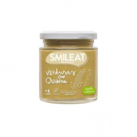 Comprar SMILEAT LEGUMES ECOLÓGICOS COM FRASCO DE QUINOA 230 G