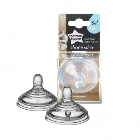 Comprar TOMMEE TIPPEE BICO DE FLUXO MÉDIO +3 M 2 FUNDOS