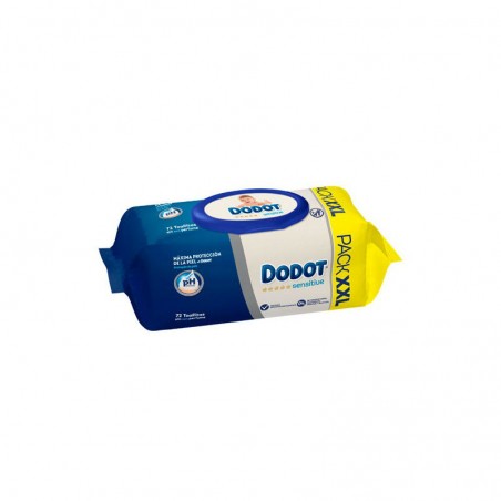 Comprar DODOT PACK DE TOALHETES SENSÍVEIS XXL 72 UNIDADES