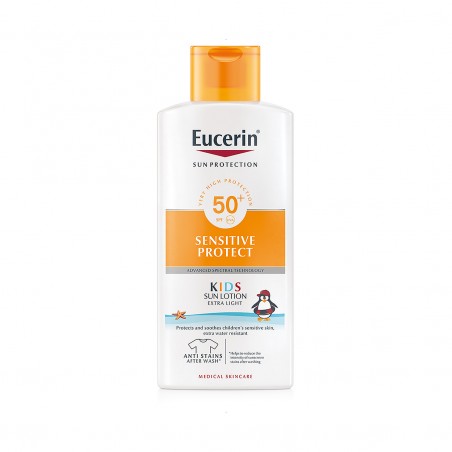 Comprar EUCERIN LOÇÃO SOLAR INFANTIL SENSÍVEL PROTEGE O SPF 50+ 400ML