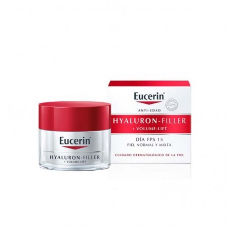 Comprar EUCERIN CREME DE DIA DE ENCHIMENTO HIALURÔNICO + CREME DE DIA DE ELEVAÇÃO DE VOLUME NORMAL PARA PELE MISTA 50 ML