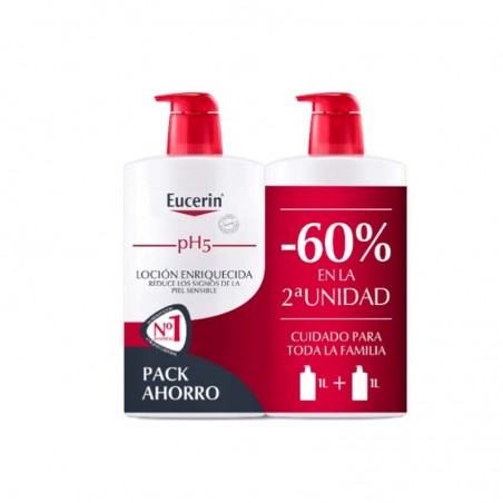 Comprar EUCERIN PH5 LOCIÓN ENRIQUECIDA DUPLO DE 1 LITRO