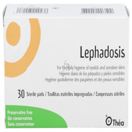 Comprar LEPHADOSIS, TOALHETES IMPREGNADOS ESTÉREIS 30 TOALHETES IMPREGNADOS ESTÉREIS