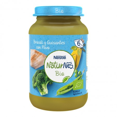 Comprar NESTLÉ NATURNES BIO TARRITO BRÓCOLI Y GUISANTES CON PAVO 190 G