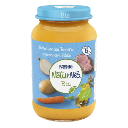 Comprar NESTLÉ NATURNES PANELA DE LEGUMES ORGÂNICOS COM TERNERA 190 G