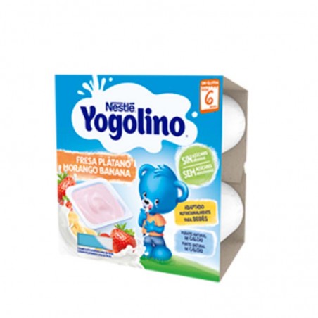 Comprar NESTLÉ YOGOLINO FRESA Y PLÁTANO 4 X 100 G